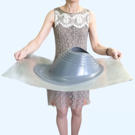 Манжета серая № 2 (180-280 мм) EPDMп кровельная угловая из термостойкой резины