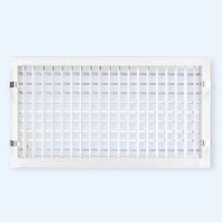 2WA 500*200 Shuft алюминиевая настенная двухрядная решетка с регулируемыми жалюзи