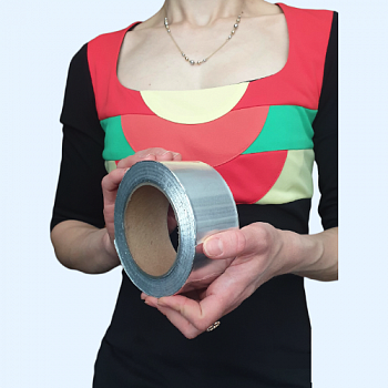 50мм 20мкм 40м Shuft Лента-скотч алюминиевая