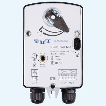 UB(24)-03T-MD Shuft Электропривод с возвратной пружиной для противопожарных клапанов
