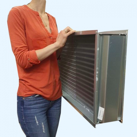 WHR 700*400-3 Shuft водяной нагреватель для прямоугольного канала