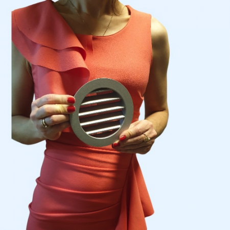 IGC 100 Airone Наружная круглая алюминиевая решетка