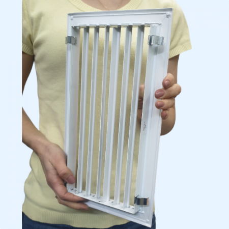 1WA 300*150 Shuft алюминиевая настенная однорядная решетка с регулируемыми жалюзи