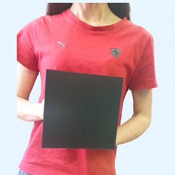 ММ-P 06 стекло квадрат 105 м³/ч черный матовый (9029) MMotors JSC Накладной бытовой вентилятор