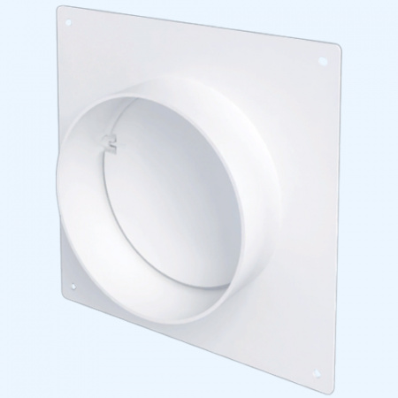 12,5SKNPO ERA Площадка торцевая SKNPO фланец D125 соединитель обр.клапан 165х150 пластик