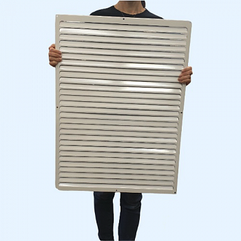 РМ 550х750 белая Решётка вентиляционная металлическая