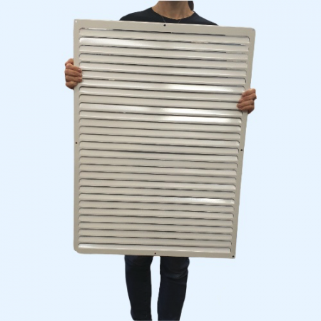 РМ 550х750 белая Решётка вентиляционная металлическая