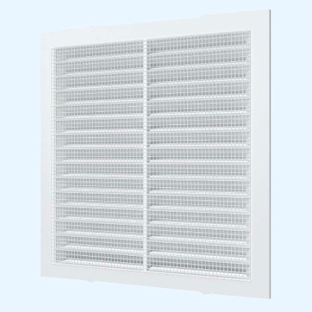 A1919C Решетка вентиляционная AC сетка 195х195 пластик AURAMAX