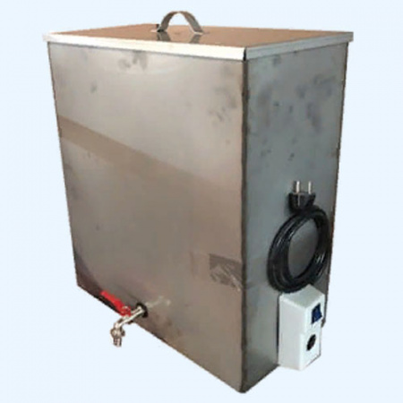 Бак для воды накопительный 90л с краном с ТЭНом глянцевый