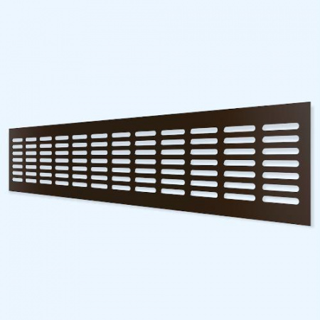 4808DP AL Dark bronze ERA Решетка вентиляционная DP AL сетка переточная 480х80 алюминий