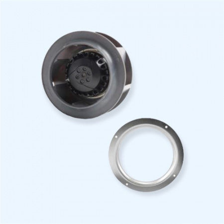 MES CF280B-2E-AC0D Мотор-колесо серии CF с назад загнутыми лопатками и диффузором MES CF280B-2E-AC0D Мотор-колесо серии CF с назад загнутыми лопатками и диффузором