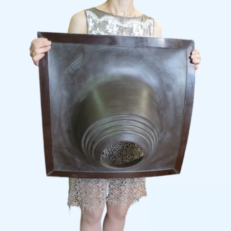 Манжета кровельная из термостойкой EPDMп резины Профи №2 коричневая (180-280 мм)