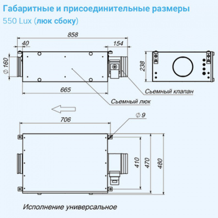 550 Lux Breezart Приточная установка 550 Lux Breezart Приточная установка
