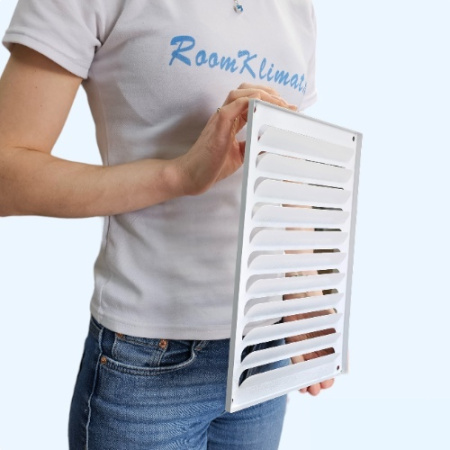 РМ 200х300 белая Решётка вентиляционная металлическая