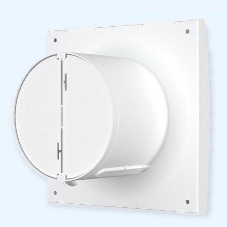 SILENT 4C Matt white DICITI Вентилятор накладной D100 обр.клапан