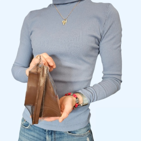 1515К10ФВ Выход стенной КФВ фланец D100 обр.клапан 150x150 ASA Brown (коричневый) ERA STREETLINE