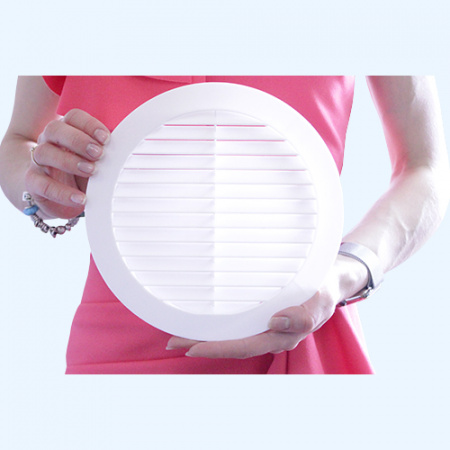 16РК ERA Решетка вентиляционная РК фланец D160 D196 пластик