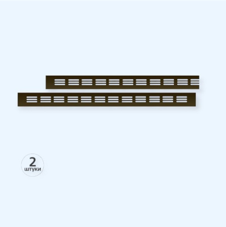 40х500 бронза 2 штуки Благовест Вентиляционная решетка