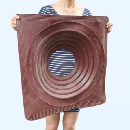 Манжета кровельная прямая из термостойкой EPDMп резины красная № 9 (254-502 мм)