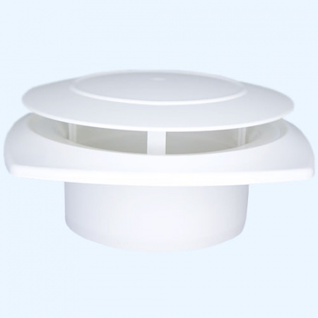 12,5АВП ERA Анемостат АВП фланец D125 вытяжной регулируемый D197 пластик