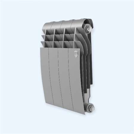Радиатор Royal Thermo BiLiner 350 /Silver Satin - 4 секц.