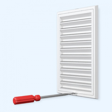 2015RZN ERA Решетка вентиляционная RZN сетка разъемная 200х150 пластик