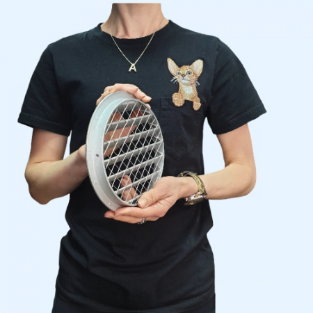 PGC 160 Shuft круглая наружная алюминиевая решетка