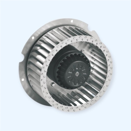 MES RE225F-4D-AC0E Мотор-колесо серии RE с вперед загнутыми лопатками для прямоугольных вентиляторов