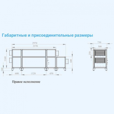 2000 Aqua RP PB Breezart Приточно-вытяжная установка с пластинчатым рекуператором