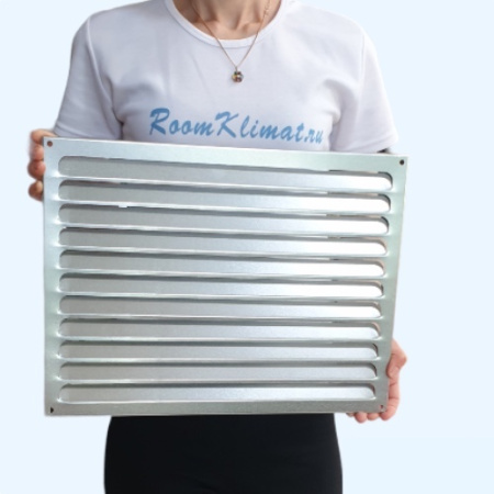 РМ 400х300 оцинкованная Решётка вентиляционная металлическая