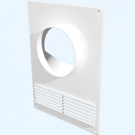 110ПТПР ERA Площадка торцевая ПТПР фланец D110 решетка 180х250 пластик