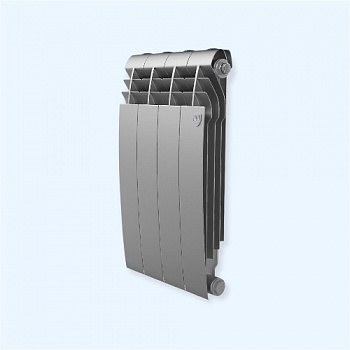 Радиатор Royal Thermo BiLiner 500 /Silver Satin - 4 секц. Радиатор Royal Thermo BiLiner 500 /Silver Satin - 4 секц.
