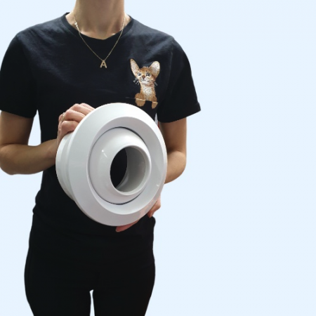 JETA 160 Shuft алюминиевый декоративный струйно-сопловый диффузор