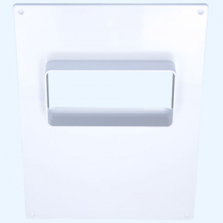 612ПТГ ERA Площадка торцевая ПТГ фланец 60х120 горизонтальная 180х250 пластик