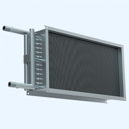 WHR 500*300-2 Shuft водяной нагреватель для прямоугольного канала