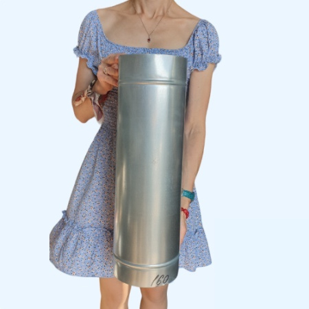 Труба оцинкованная 160 Ц (L-500)