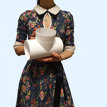 10ТП ERA Тройник ТП D100 пластик