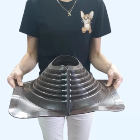 №8R коричневая (178-330) Манжета кровельная разъемная из термостойкой резины EPDMп