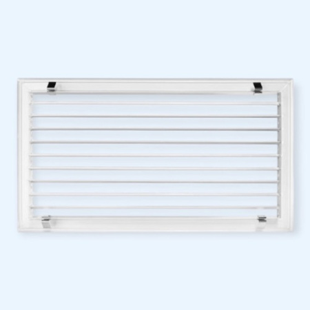 1WA 800*300 Shuft алюминиевая настенная однорядная решетка с регулируемыми жалюзи