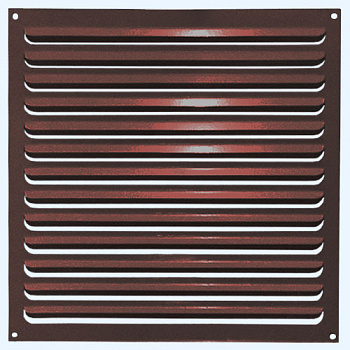 РМ 400х900 коричневая Решётка вентиляционная металлическая