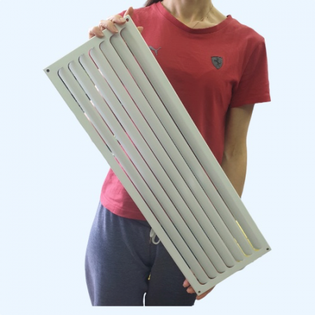 РМ 600х200 белая Решётка вентиляционная металлическая