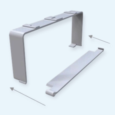 922LRDH ERA Держатель LRDH 90х220 пластик