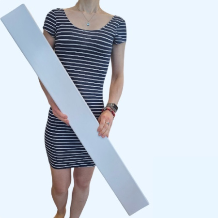 511ВП1 ERA Воздуховод ВП 55х110 L1м пластик