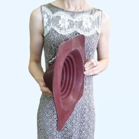 №4R красная (75-160) Манжета кровельная разъемная из термостойкой резины EPDMп