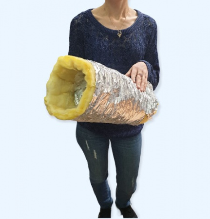 SONOAFS-ALU.70 with barrier (254/10м) Звуко-теплоизолированные воздуховод