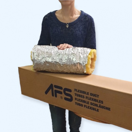 SONOAFS-ALU.70 with barrier (315/10м) Звуко-теплоизолированные воздуховод