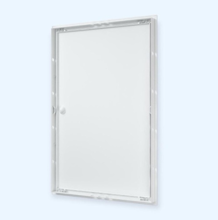 Л4060Р ЭРА (ERA) Люк ревизионный ЛР фланец 396х596  ручка 418х618 пластик EVECS