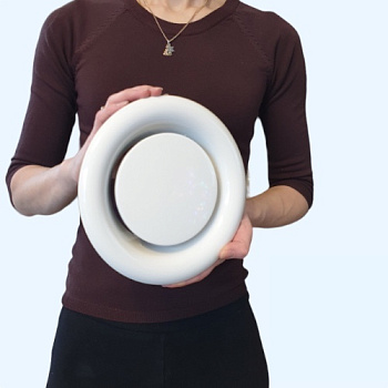 DVS 150 Airone Диффузор-анемостат металлический вытяжной