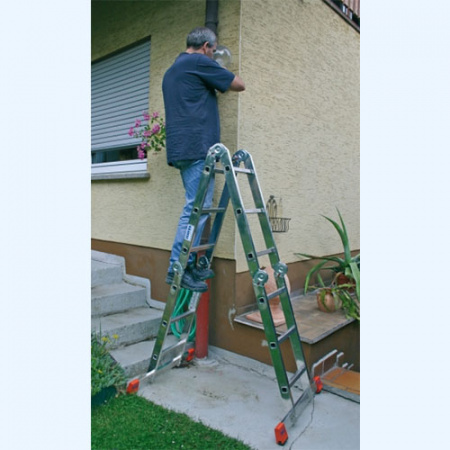 Шарнирная универсальная лестница стремянка трансформер Krause MultiMatic 4х3 (120632) Шарнирная универсальная лестница стремянка трансформер Krause MultiMatic 4х3 (120632)