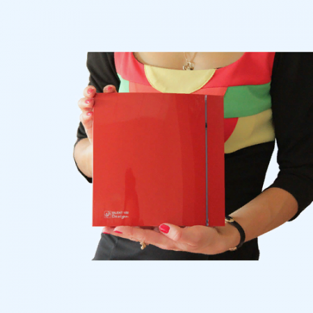 SILENT-100 CZ RED DESIGN-4C (красный) Soler&Palau Накладной бытовой вентилятор